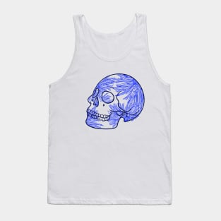 Fine china skull Tank Top